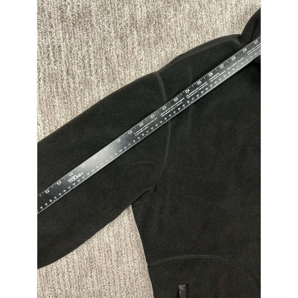 Vintage Polo Sport Ralph Lauren Quarter Zip Fleece Black Mens Large Made In USA
